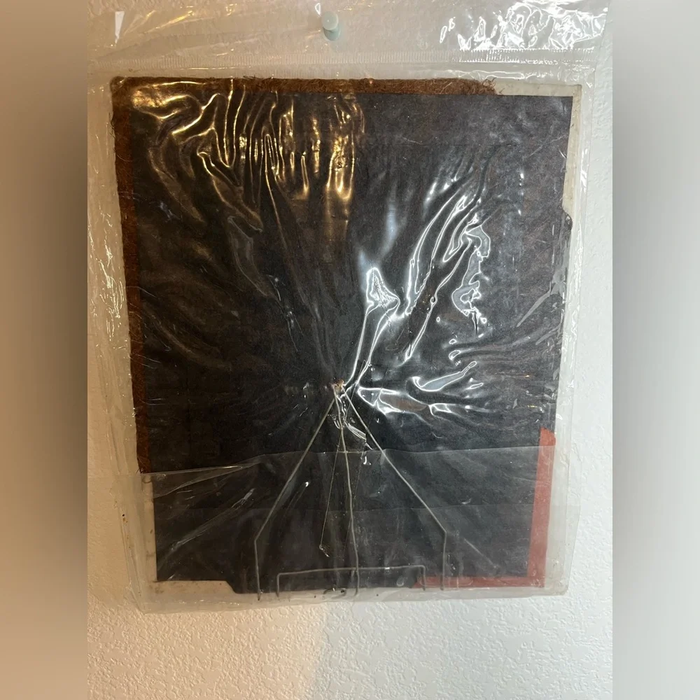 Handmade Natural Fiber Paper Wire Wall Hanging Photo Frame Mixed Media Paper Eco
